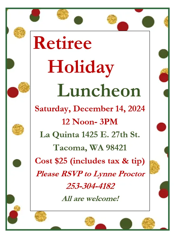 Retiree Holiday Luncheon