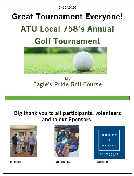 ATU 758 Golf Tournament